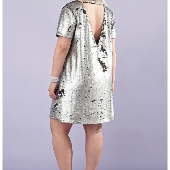 Forever 21+ Sequin Mini Dress - Picture 2 of 5